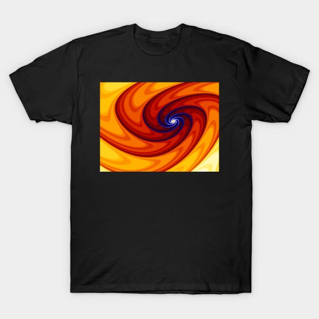 Whipped Fractal T-Shirt by rupertrussell